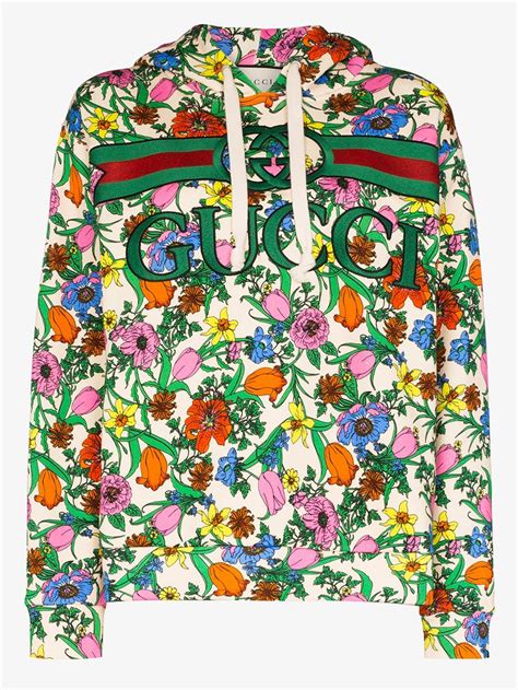 gucci floral print hoodie|Gucci kills hoodie uk.